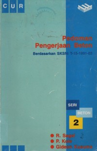PEDOMAAN PENGERJAAN BETON